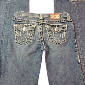 True religion jeans with white sticking size 28